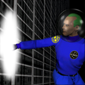 Bishop steps thru the bulkhead